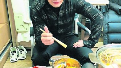 Photo of 黃曉明復工 吃火鍋防疫