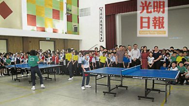 Photo of 【乒乓器材移交甲拋峇底培育華小】孫意志:傳承中華文化 下月全檳華小尋根