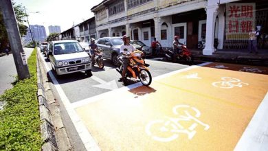 Photo of 以為腳車道 騎士敬而遠之 路面橙格市民不解