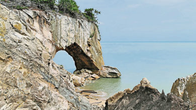 Photo of 砂景點野馬嶺崩塌 大自然巨岩成回憶