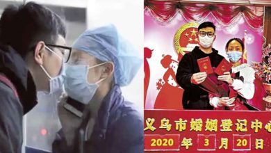 Photo of 曾與男友隔窗親吻 抗疫醫護如願出嫁