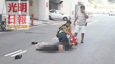 Photo of 男子檳市區廣場墜樓亡