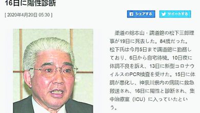 Photo of 日本柔道界第一例  松下三郎因冠病去世