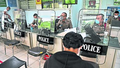 Photo of 泰警局置防暴盾牌防病毒