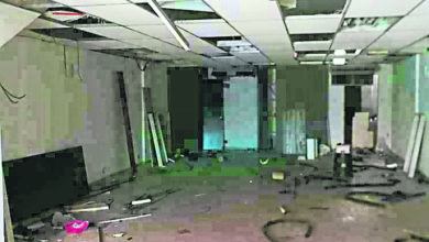 Photo of 鐵門電線電視機和11冷氣機 店屋2週遭竊6次