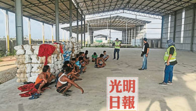 Photo of 貨倉內踢足球 16外勞被捕