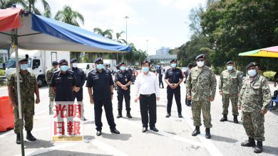 Photo of 首長巡視檳島路檢  讚民遵守行管令