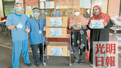 Photo of 馬莫瑪拉90大學生 製2千面罩捐醫院