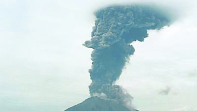 Photo of 日櫻島火山噴發  鹿兒島部分航班取消