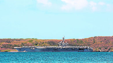 Photo of 美艦羅斯福號   13水兵冠病复陽