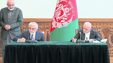 Photo of 阿富汗雙總統簽權力共享協議