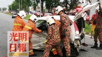 Photo of 老夫婦遇3車連環撞   妻死夫與青年輕重傷