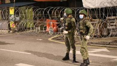 Photo of 警軍凌晨壓境  封鎖吉隆坡半山芭富都廣場一帶