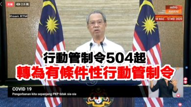 Photo of 行動管制令5月4日起 轉為有條件行動管制令