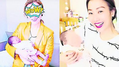 Photo of 鄭秀文抱B喜當“十舅婆”