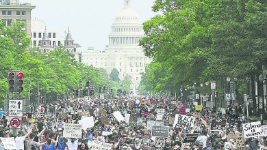 Photo of 全球多地反歧視示威 華盛頓約20萬人遊行