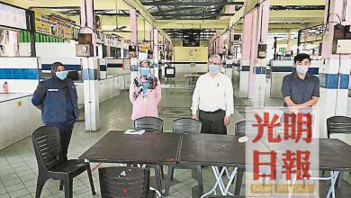 Photo of 每檔分配1桌4椅 打曼聖陶沙小販中心檔主不滿