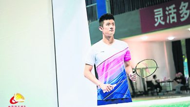 Photo of 中國拍攝平面大片 諶龍握拍帥氣十足