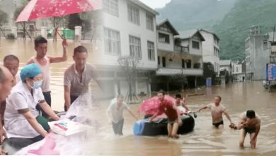 Photo of 雲南暴雨洪水淹沒道路 產婦輪胎上誕男嬰