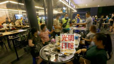 Photo of 不满沒守社距接罰單  6男女燒烤店吃免費餐