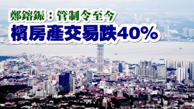 Photo of 鄭鎔鋠：管制令至今  檳房產交易跌40%