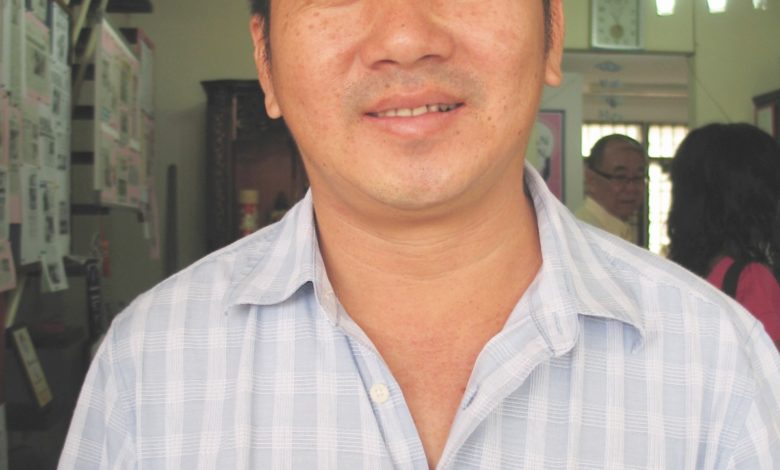 陳來庭:慶幸學校結構良好，還可增班迎接更多的新生。
