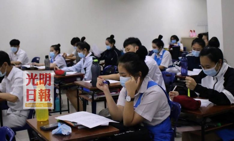 日新獨中的高三生已復課，下週三將迎接第一批初一至高二生回校上課。