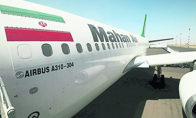 飛行途中被迫下降的馬漢航空客機當時載有150名乘客。（檔案照）