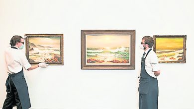 Photo of 估價最高655萬元 班克斯三聯畫拍賣