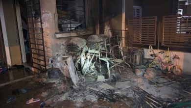 Photo of 睡夢中被烈火驚醒 一家四口躲浴室保命