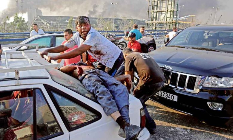 大爆炸造成嚴重傷亡。
