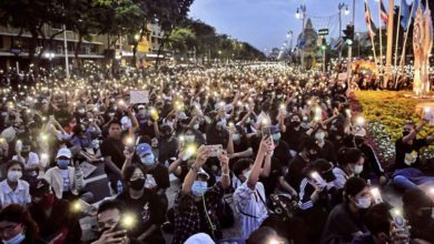 Photo of 萬人籲解散國會修憲 泰近6年來最大型示威