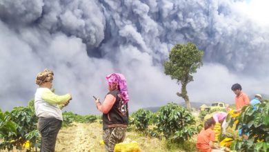 Photo of 印尼火山灰飄半島  料影響飛行