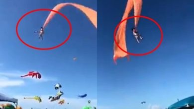 Photo of 【內附視頻】3歲女童遭風箏捲上天 狂甩30秒頸割傷