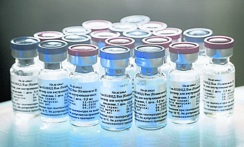 俄羅斯衛生部長穆拉什科宣佈，“史普尼克V”疫苗將於兩周內開始使用。