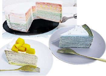 用加倍時間和心思去呈獻的30層千層蛋糕。