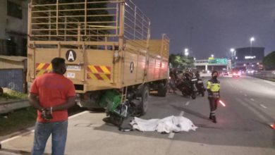 Photo of 羅里輪胎故障停路旁 送餐員撞後部身亡