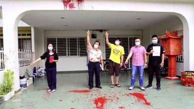 Photo of 不識傳單男子沒欠錢被潑漆 屋主疑被阿窿點錯相