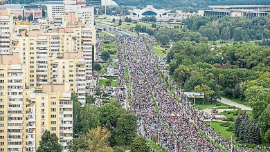 Photo of 連續4週嗆總統下台 白俄逾10萬人再上街