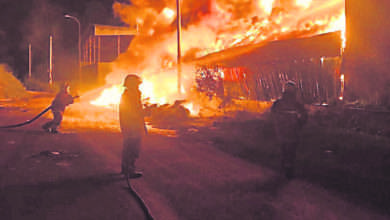 Photo of 資源回收廠失火 燒毀70％物品