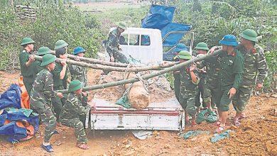 Photo of 越南豪雨連連 沖出450公斤越戰炸彈