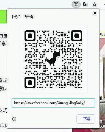 除了自動導入網址，也可自行輸入其他任何自定網址，在圖片下方的網址處可輸入英文和數字，更改內容時，圖片會立即變化，但暫不支援中文或其他語言。