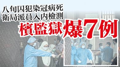 Photo of 八旬囚犯染冠病死 衛局派員入內檢測 檳監獄爆7例