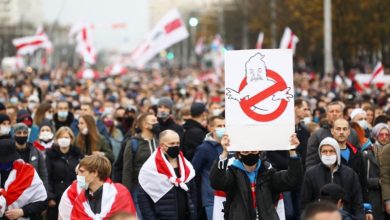 Photo of 白俄20萬人上街 全國大罷工迫總統下台