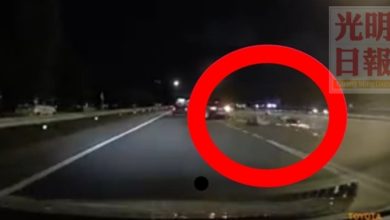 Photo of 轎車撞摩多後逃 肇事經過被拍下