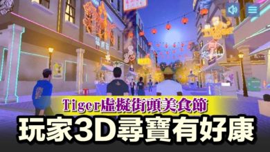 Photo of Tiger虛擬街頭美食節 玩家3D尋寶有好康
