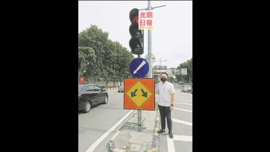 Photo of 五條路交界處工程未開始 路口分叉路標誌引混淆