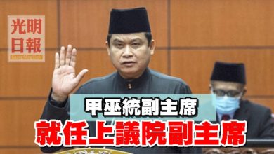 Photo of 甲巫統副主席 就任上議院副主席