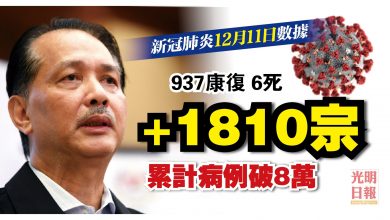 Photo of 增1810宗 累計病例破8萬