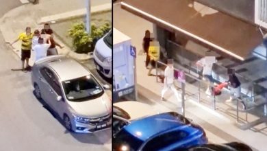 Photo of 【內附視頻】疑雙重停車惹不滿 4男1女起口角衝突